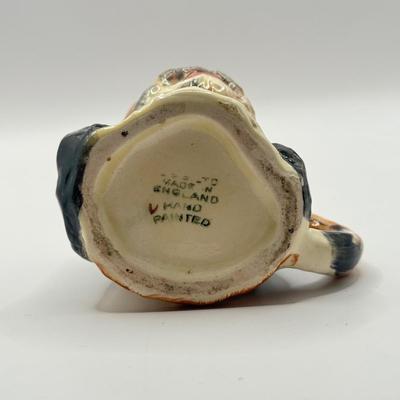 LOT 48K: 20th Century Lord & Lady Figurines Made in Japan, Staffordshire Shorter & Sons Toby Pitcher, Face Toby Mug made in...