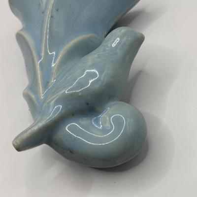 LOT 50K: Collection of Colorful Pottery: 1960s McCoy USA Triple Lily Vase, USA Pottery Cobalt Art Nouveau Vase, McCoy Yellow Pot&...