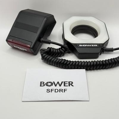 LOT 51K: Vivitar 58mm f/4.5-5.6 MC Macro Focusing Zoom Lens, Bower SFDRF Flash, Vivitar Auto Thyristor 2600-D Flash, DeJUR 135mm f/2.8...