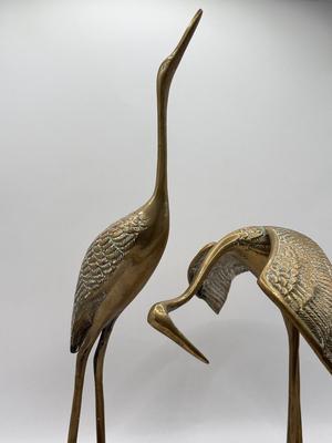 LOT 52K: Vintage Brass Collection: SK Brass World Candlestick Holders made in India, Mother of Pearl Turtle made in India & Pair of...