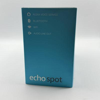 LOT 59K: Amazon Echo Spot Model VN94DQ w/ Box & NIP Tp-link Smart Wi-Fi Plug HS100