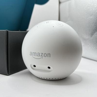 LOT 59K: Amazon Echo Spot Model VN94DQ w/ Box & NIP Tp-link Smart Wi-Fi Plug HS100