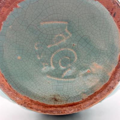 LOT 63K: Vintage Teal Pottery Planters made in USA: McCoy & More