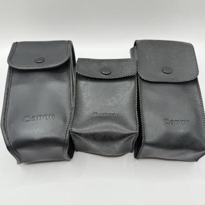 LOT 65K: Vintage & Modern Canon Collection: 24mm f/2.8 Lens, 50mm f/1.4 Lens, 35mm f/2.8 Lens, Power Winder A2, Speedlite Flashes:...