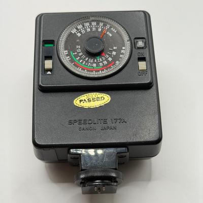 LOT 65K: Vintage & Modern Canon Collection: 24mm f/2.8 Lens, 50mm f/1.4 Lens, 35mm f/2.8 Lens, Power Winder A2, Speedlite Flashes:...