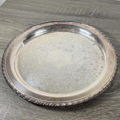 LOT 68K: Vintage William A Rogers by Oneida Silversmiths Silver Plated Tea Set