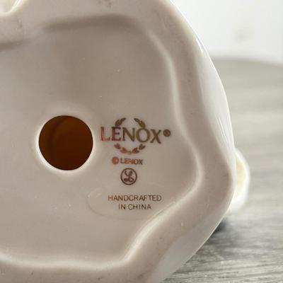 LOT 69K: Lenox Collection: China Jewels Angel, Trumpeting Angel, Woodland Bowl & Vase, Salt and Pepper Shaker Sets & More