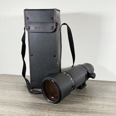 LOT 75K: Sigma 400mm f/5.6 Telephoto Lens w/ Case (Canon Mount)
