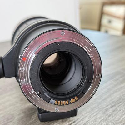 LOT 75K: Sigma 400mm f/5.6 Telephoto Lens w/ Case (Canon Mount)