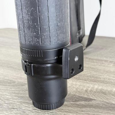 LOT 75K: Sigma 400mm f/5.6 Telephoto Lens w/ Case (Canon Mount)