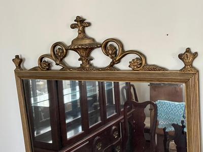 LOT 84D: Vintage / Antique Ornately-Framed Wall Mirror