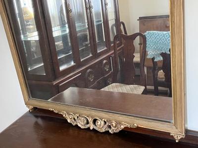 LOT 84D: Vintage / Antique Ornately-Framed Wall Mirror