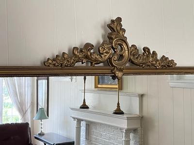 LOT 86L: Framed Antique / Vintage Wall Mirror
