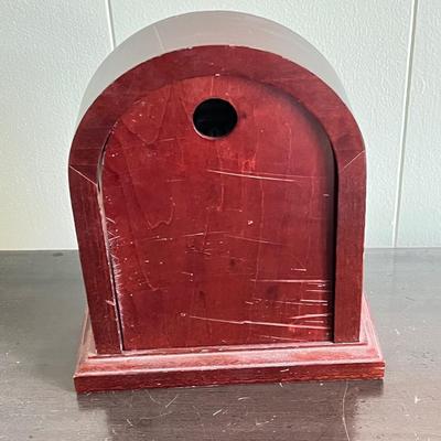 LOT 93: Vintage Sunoco Mantle Clock + Aneroid Barometer