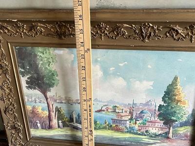 LOT 96L: Three Framed Wall Art Pieces