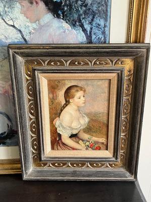 LOT 97L: Renoir and More - Three Framed Pieces of Wall Art