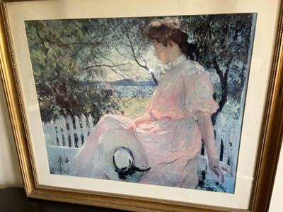 LOT 97L: Renoir and More - Three Framed Pieces of Wall Art