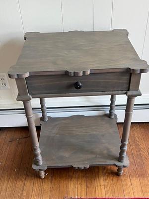 LOT 100L: Side Table + Home Decor
