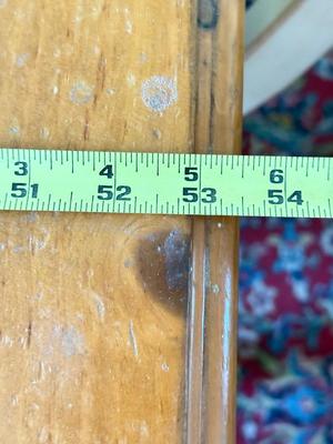 LOT 108L: Vintage Country Style Hutch & Table w/ 4 Chairs