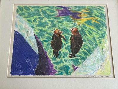 LOT 116L: Signed Art - Original Sailboat Painting and Seals Marked 1/1