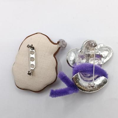 LOT 9: Vintage Holiday Brooches and Earrings