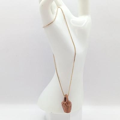 LOT 10: Leetie Lovendale Acrylic Hoops with Vintage Earrings and Necklace