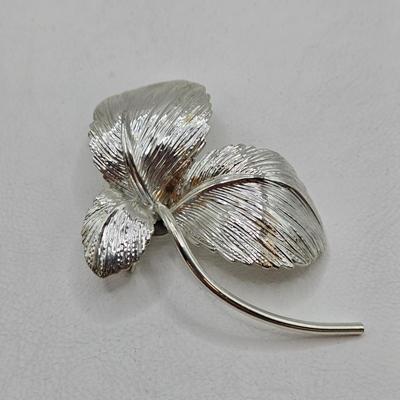 LOT 32: Variety of Silver-tone Pins and Brooches