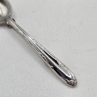 LOT 32: Variety of Silver-tone Pins and Brooches