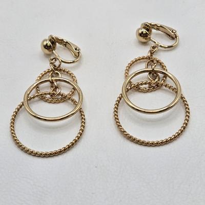 LOT 36: Multiple Pairs of Pierced Earrings and 1 Pair of Clip Earrings