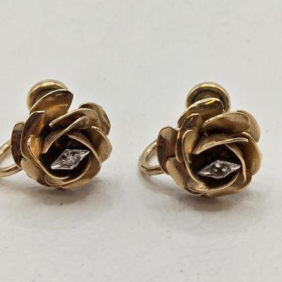 LOT 36: Multiple Pairs of Pierced Earrings and 1 Pair of Clip Earrings