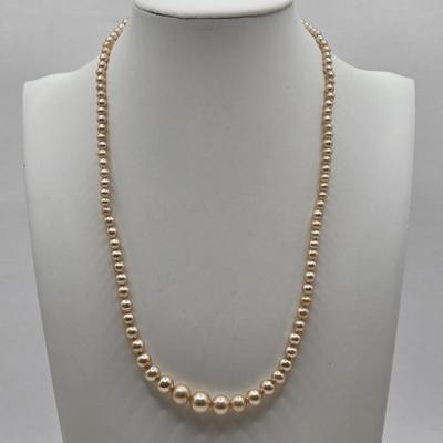 LOT 42: Beautiful Faux Pearl Neclaces , Bracelets, and Clip Earrings