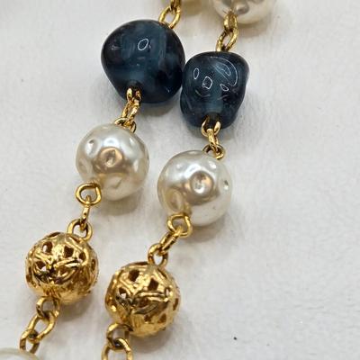 LOT 42: Beautiful Faux Pearl Neclaces , Bracelets, and Clip Earrings