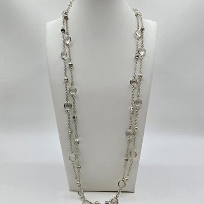 LOT 44: Various Necklaces and Cute Knitting Needle and Yarn Earrings