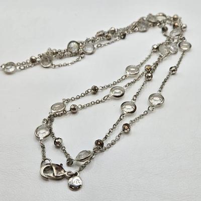 LOT 44: Various Necklaces and Cute Knitting Needle and Yarn Earrings