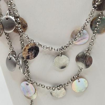 LOT 44: Various Necklaces and Cute Knitting Needle and Yarn Earrings