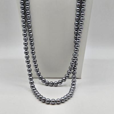 LOT 44: Various Necklaces and Cute Knitting Needle and Yarn Earrings