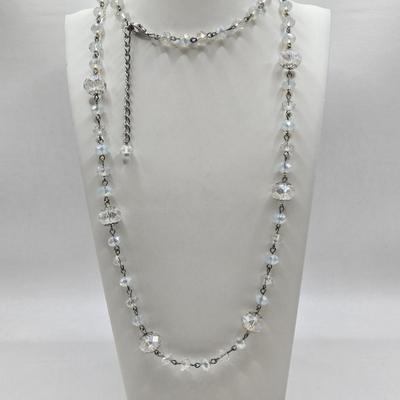 LOT 44: Various Necklaces and Cute Knitting Needle and Yarn Earrings