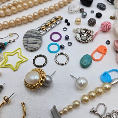 LOT 46: Craft Lot/ All Kinds of Odds and Ends to Use in Craft Projects