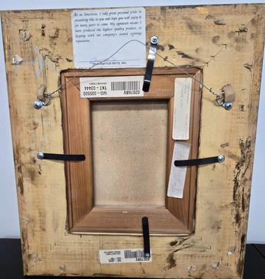 LOT 53: Still Life Floral Art in Beautiful Frame/ Decorative Arts Inc.