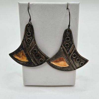 LOT 57: Earring Collection: 925, 1/10 14Ky Gold Filled, Sterling Silver Isreal, 925 Italy