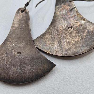 LOT 57: Earring Collection: 925, 1/10 14Ky Gold Filled, Sterling Silver Isreal, 925 Italy