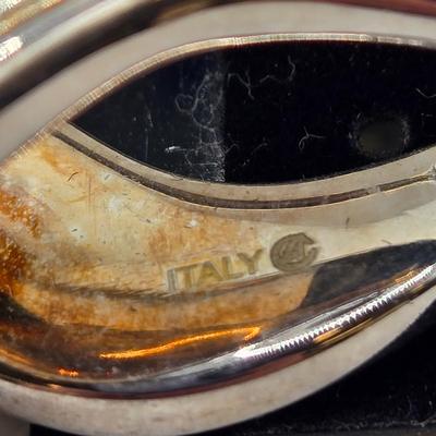 LOT 57: Earring Collection: 925, 1/10 14Ky Gold Filled, Sterling Silver Isreal, 925 Italy