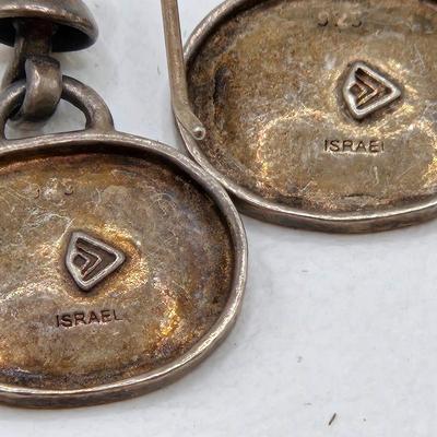 LOT 57: Earring Collection: 925, 1/10 14Ky Gold Filled, Sterling Silver Isreal, 925 Italy