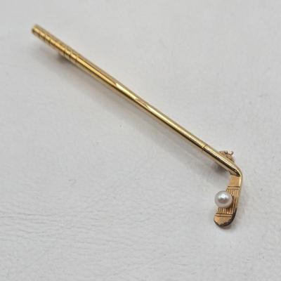 LOT 59: Multiple Golf Pins Including 12K Gold Filled Putter and Ball Pin