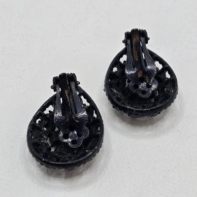 LOT 60: Variety of Rings and Earrings Including One Pair of Clip Earrings