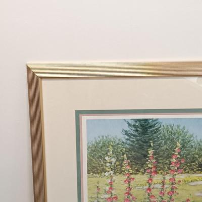 LOT 66: Framed E. Joseph Fontaine Print 2-1/2ft x 3ft