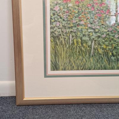 LOT 66: Framed E. Joseph Fontaine Print 2-1/2ft x 3ft