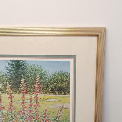 LOT 66: Framed E. Joseph Fontaine Print 2-1/2ft x 3ft