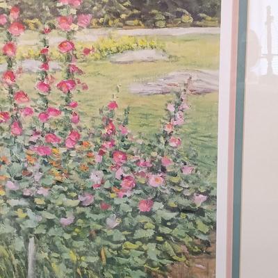 LOT 66: Framed E. Joseph Fontaine Print 2-1/2ft x 3ft