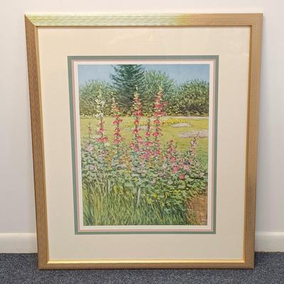 LOT 66: Framed E. Joseph Fontaine Print 2-1/2ft x 3ft